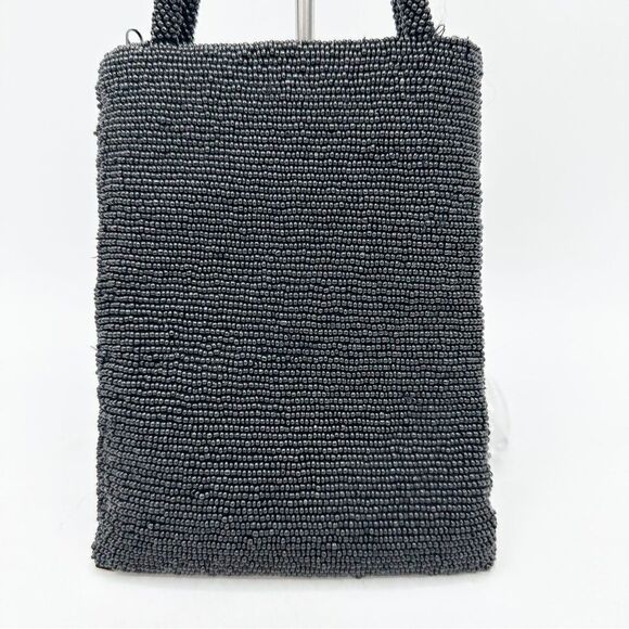 Black and Copper‎ Beaded, Sequined Small Fancy Mini Bag Handbag - Picture 5 of 10